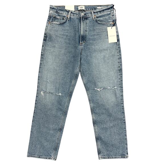 Citizens of Humanity Marlee Relaxed Taper Jeans Sz 30" Freeport Light Wash NEW! - Picture 2 of 14